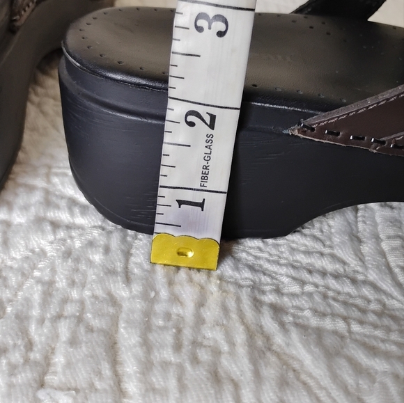 L.L. Bean Leather Clogs Size 39 Slip-On Preppy Classic Comfort Coastal - Picture 8 of 11